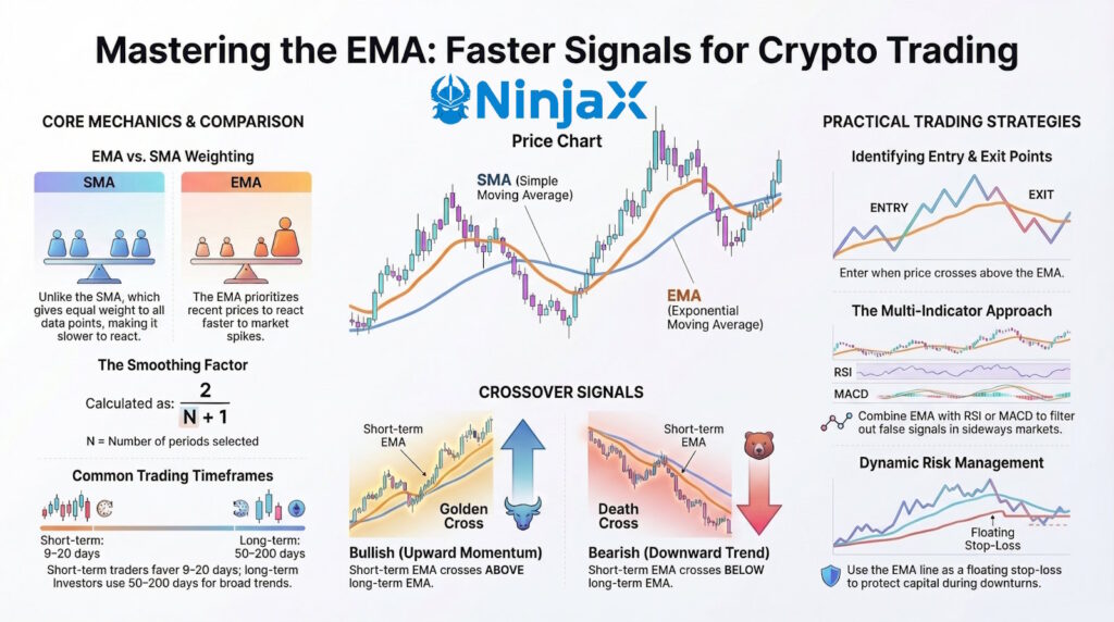 EMA in Crypto Trading